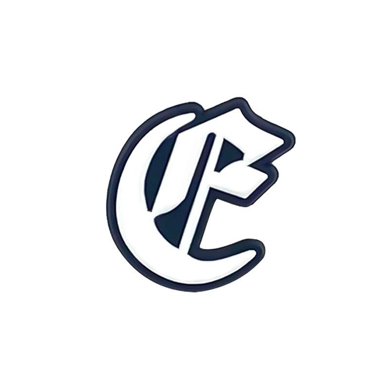 1 StückNeuer Stil Anhänger Altenglischer Buchstabe PVC Loch Schuh Schuhe Blume Silberner Buchstabe Schuhe Anhänger Schuhe Dekoratives Zubehör