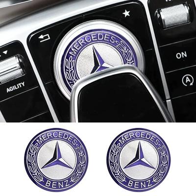 BVD1 52mm Car Central Control Multimedia Decor Sticker For Mercedes Benz W212 W213 W205 AMG W177 V177 W247 W176 GLA GLC X253 W166