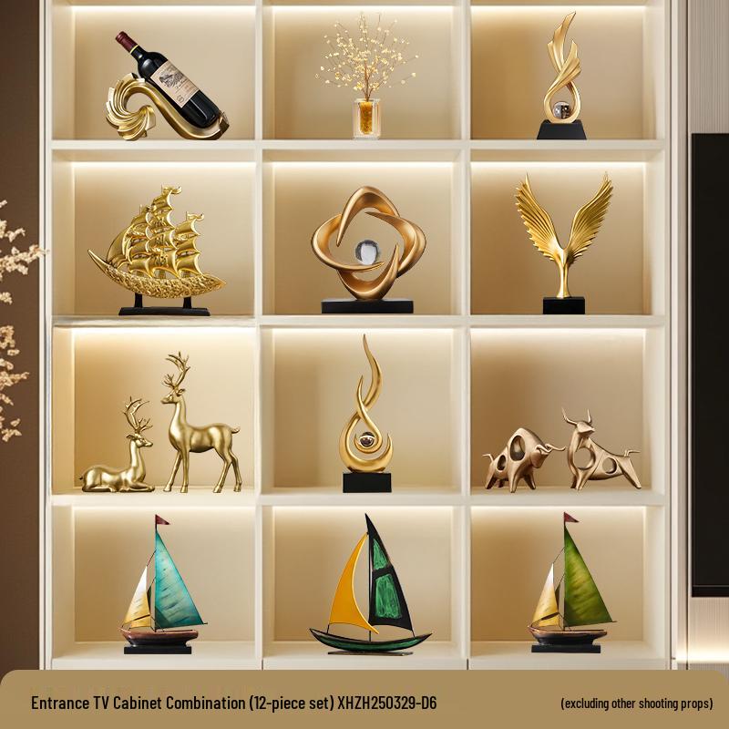 Smooth Sailing Sailboat Model: Luxury Decor for Living Room, TV Stand, or Office Table