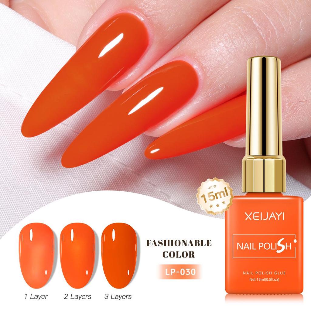 Vibrant Colored Square Bottle Nail Gel Polish - Internet Favorite for Highly Pigmented Nail Art