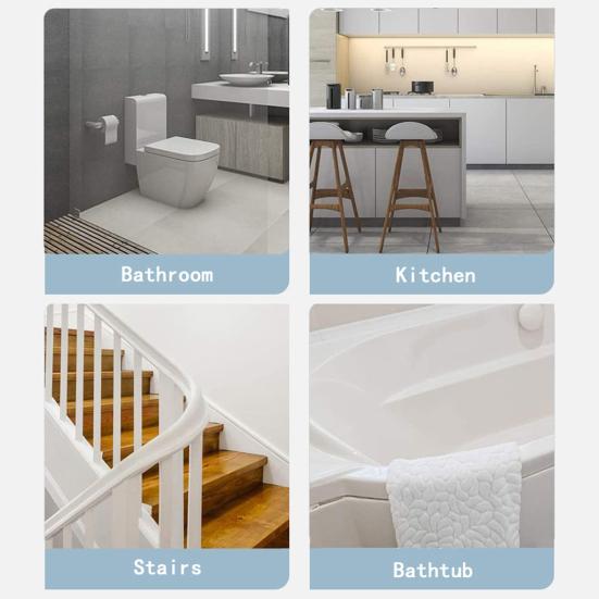 1 Set Stair Sticker Oilproof Waterproof Anti-slip Floor Sticker Luminous Wear-Resistant Protection