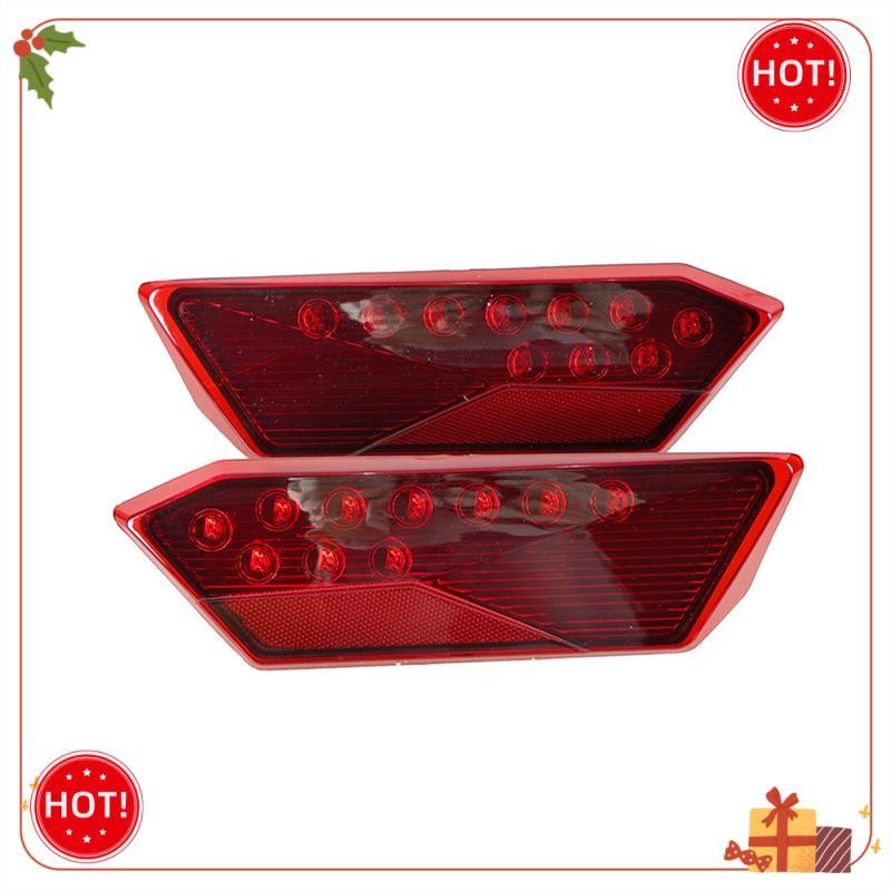 Durable-2PCS Red LED Tail Lights For Polaris RZR 1000 900 XP 4 Turbo 2014- 2412341 2412342