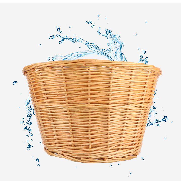 Rattan Bicycle Basket for Mountain Bikes and Pets – Multipurpose Cycling Accessory