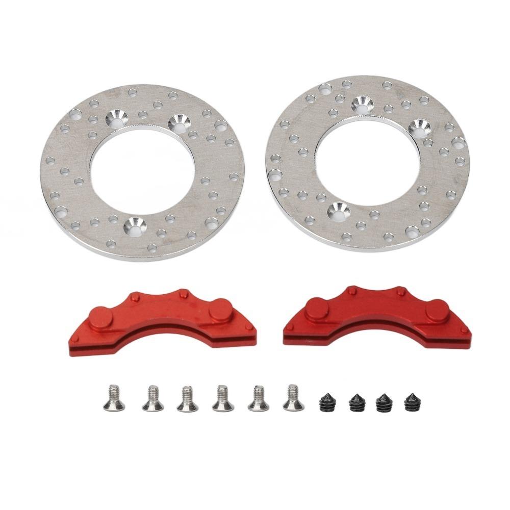 2 Pcs/Set Aluminum Alloy RC Wheel Brake Disc for Traxxas TRX4/TRX6 1/10 RC Cars For RC Upgrade