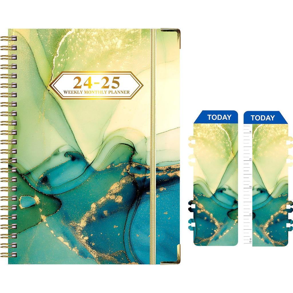 2024-2025 Planner - Julys 2024 - Junes 2025, 2024-2025 Planner, 2024-2025 Weekly And Monthly Planner, A5, Labels, Hardcover, Back Pocket
