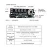 2/3 Wirn Speed Controller DC 12V 3A Digital Display With Temperature/RPM Display Adjustable Output Voltage