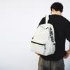 Solid Color Gender-neutral Nylon Backpack Casual Large-capacity Schoolbag Junior High School Student College Student Class Backpack