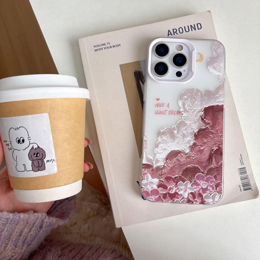 Oil Painting Clouds Soft Phone Case for iPhone 17 Pro Max/15/14/13 - Hot Seller for Women