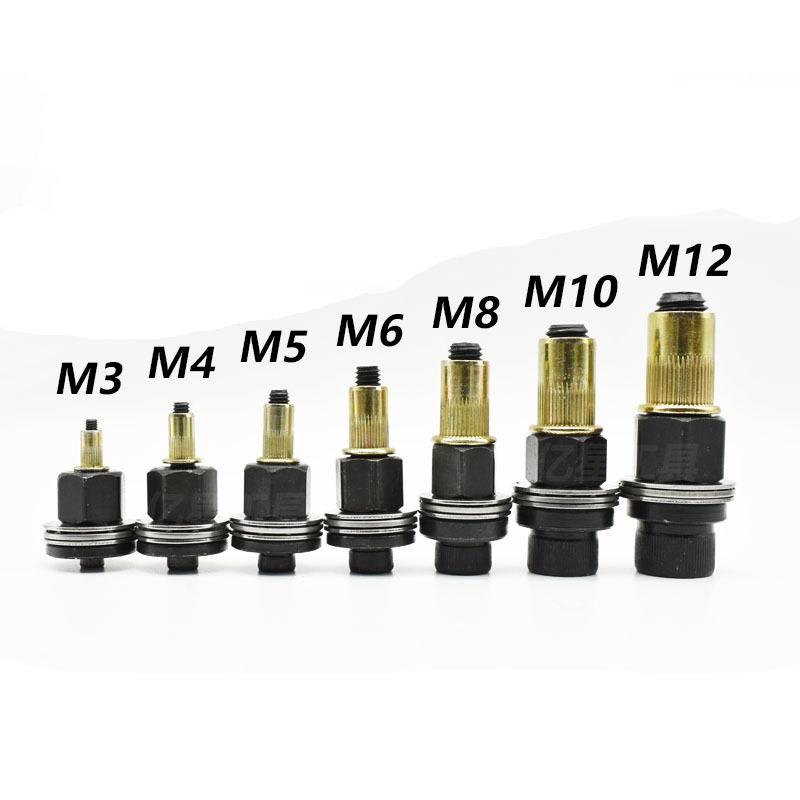 Dependable 1/3/4/6/7pcs Manual Riveter Tool Kit With M3-M12 Nuts for Secure and Strong Fastening