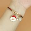 Luminous Christmas Alloy Bracelet with Santa, Tree, Bell, Snowflake, and Lucky Bag Charms