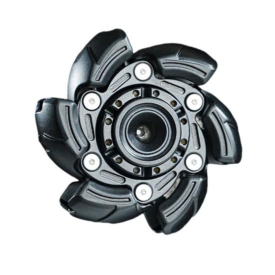 Spinner Fidget Toy Stress Anxiety Relief Portable Kids Teens Adults Aluminum Alloy Transformable Fingertip Spinning Top Gyro Sensory Toy Birthday
