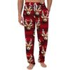 Men's Christmas-Printed Pocket & Sleep Pants | Soft Cotton Blend, Elastic Waist