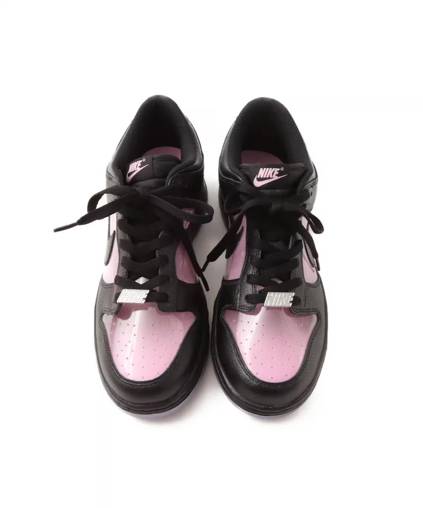 IM3077-600 Nike Dunk Low Black Pink Rise (Men's)