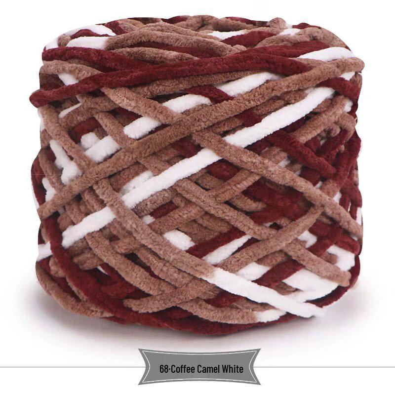 3.3 Große Eiswollknäuel für handgestrickte Häkelschuhe & zum Weben von Schals - Dicke Wolle für Damen & Herren