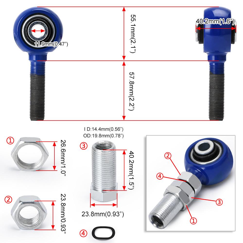 Adjustable Control Arm & Stabilizer Set for 240SX S13