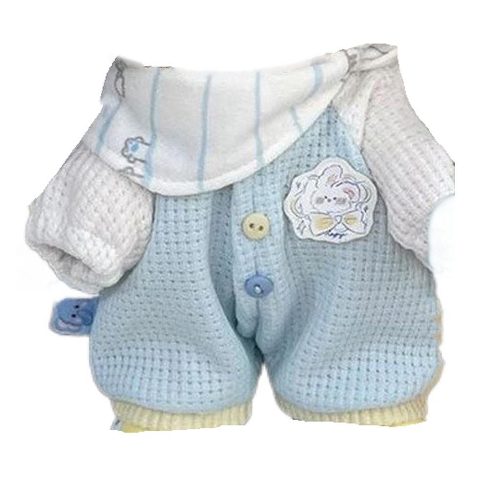 Jumpsuit 20cm Cotton Doll Clothes Rabbit Pattern Cotton Doll's Clothes  Children's Gift