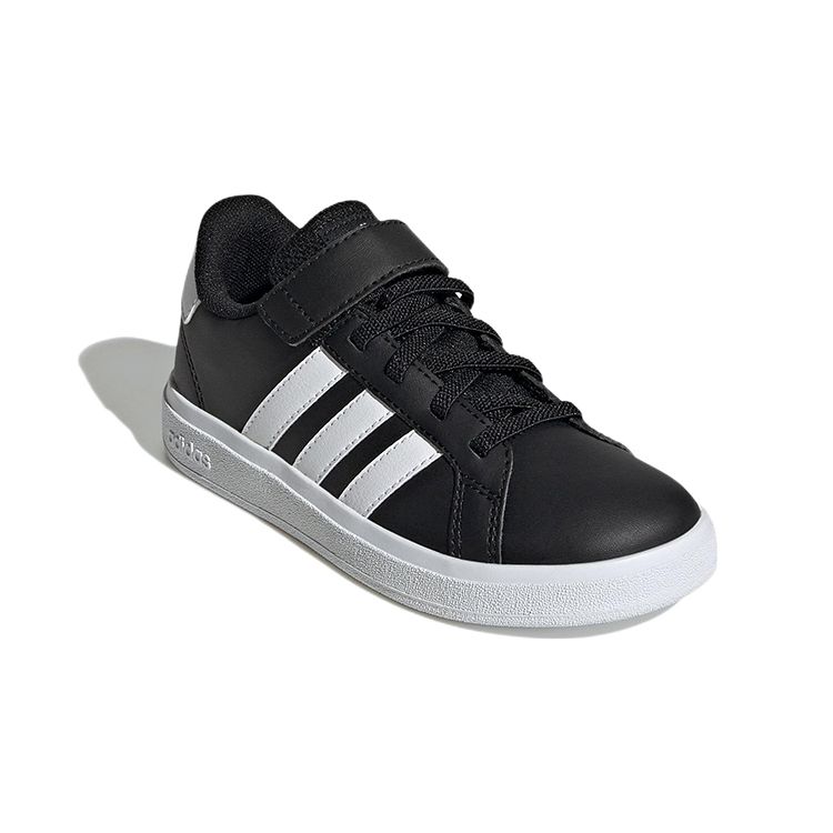 Adidas Grand Court J Schwarz Weiß Kinder Sneaker Core-Black Cloud-White GW6513