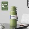 Water Steel Insulated 316 Stainless Bottle With Smart Temperature Display Extra Large Capacity For Men