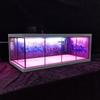 Maßstab 1/64 Auto Garage Diorama USB LED Licht Realistisches Parkplatz Vitrine für Modellautos Miniaturfahrzeuge Dekorationen