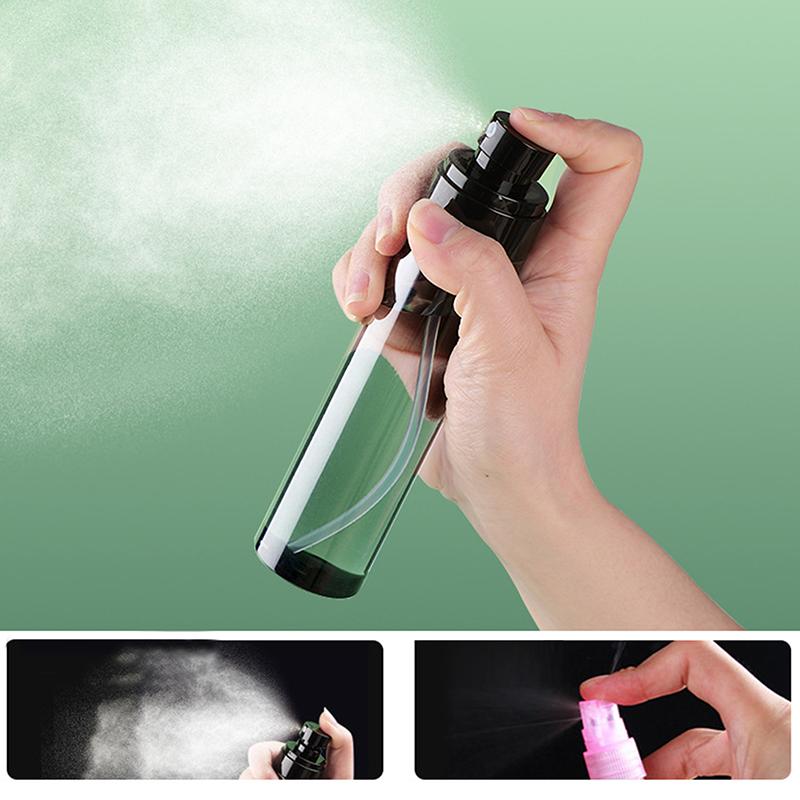Tragbare, nachfüllbare Flaschen, transparenter Parfümzerstäuber aus Kunststoff, Mini-Sprühpresse, Unterabfüllflasche, Reisezubehör