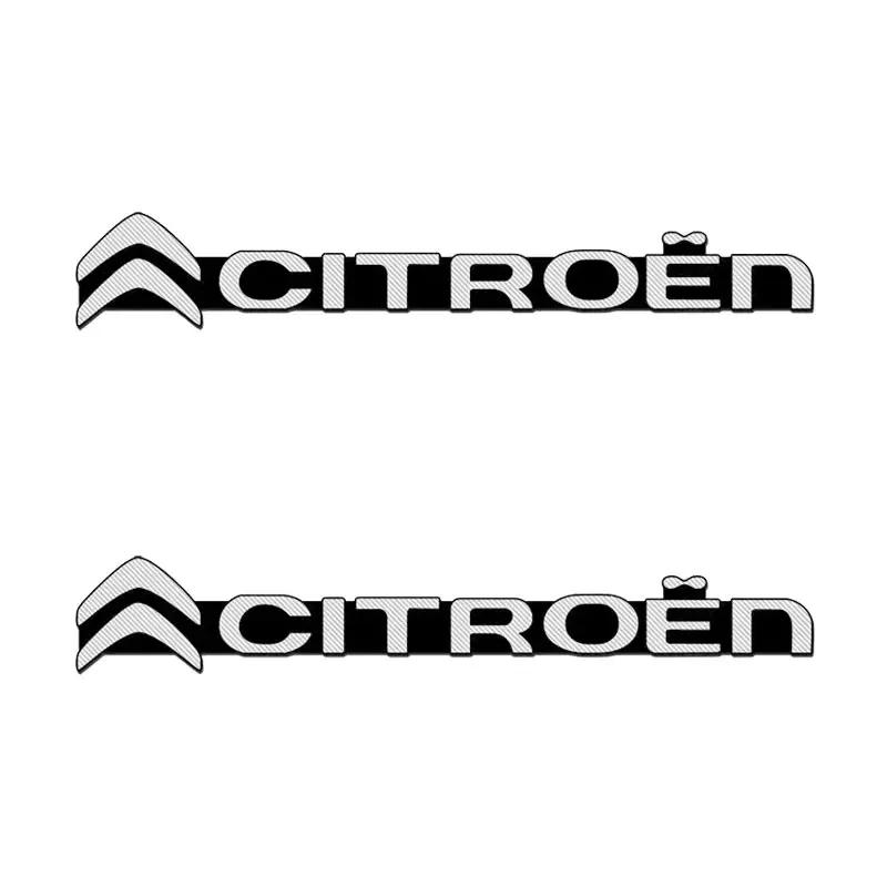 1/2/4pcs Car Audio Decorate 3D Aluminum Badge Emblem Sticker For Citroen C1 C3 C4 Grand Picasso C4L C5 C6 C8 VTS Aircross
