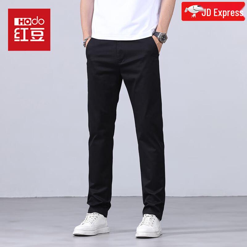 Hodo Men s Lightweight Cotton Straight Business Casual Pants 36