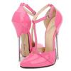 Dames Sexy Metalen Hoge Dunne Hak Sandalen Vrouwen Enkelband Stiletto Schoenen Nachtclub Feest Model Catwalk Show Influencer Gastheer Pumps