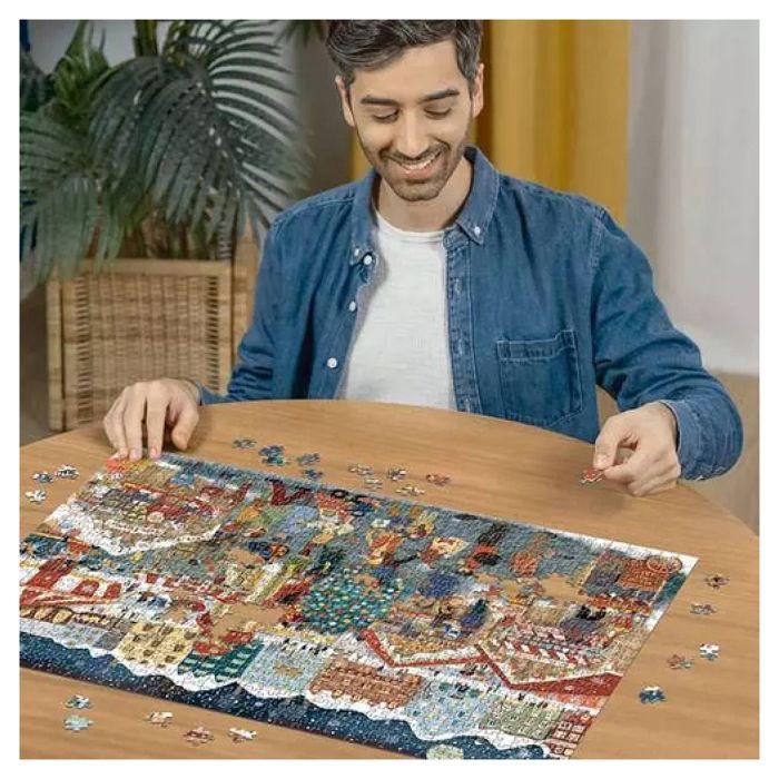 Puzzle ravensburger le marché de noël 1000 pièces