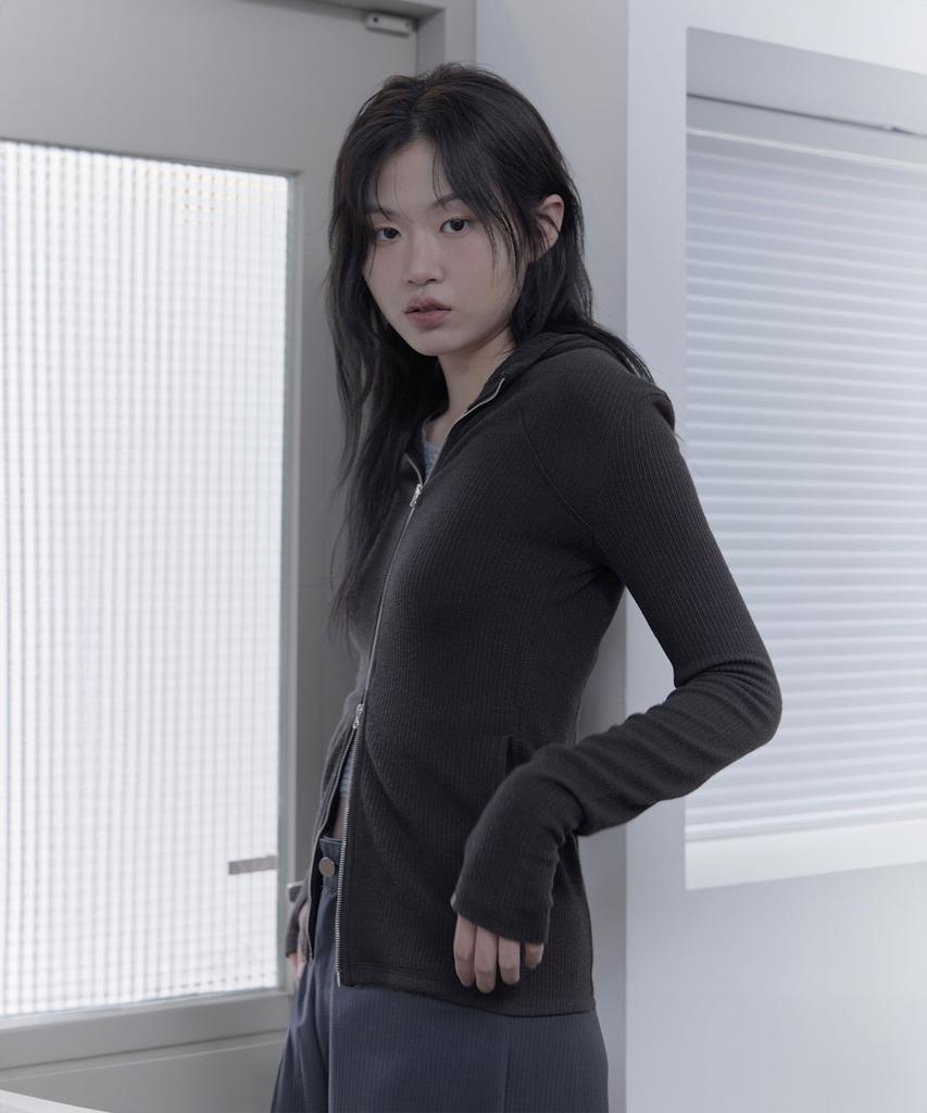 Haveawhale Reißverschluss-Strickjacke (Br)