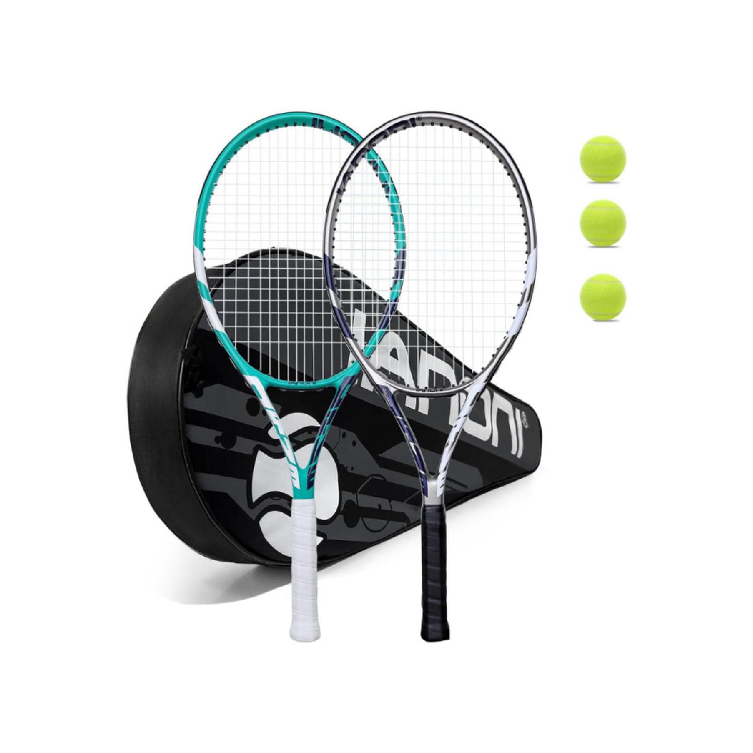 

27-дюймовая теннисная ракетка для взрослых, теннисные мячи из 1 и 3 частей, роскошная теннисная сумка
