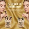 Crystal Cosmetics Brushes Storage Cup Elegant Cosmetic Storage Box Personalized pen holder  Makeup