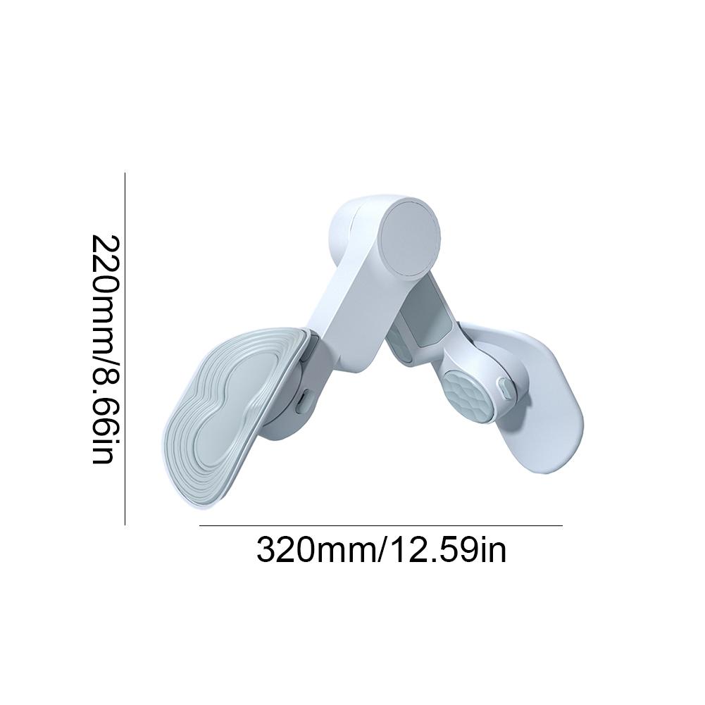 Digital Thigh Master Exerciser Strength Adjustable Pelvic Floor Training Device Battery Powered Men Women Yoga Fitness Equipment