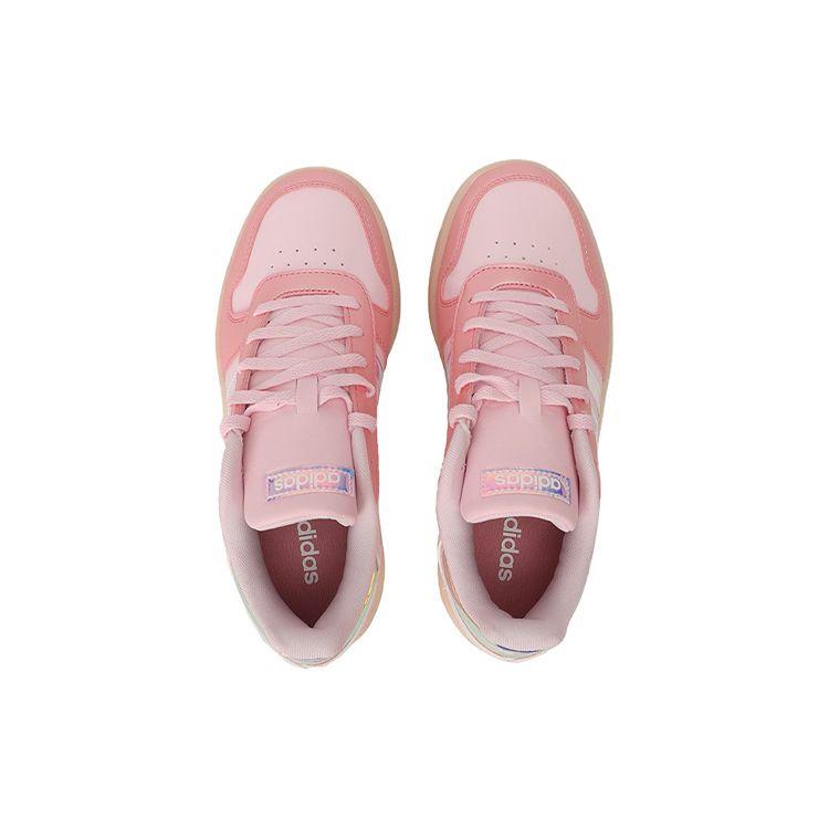 Adidas Neo Hoops 2.0 Synthetic Leather Comfortable Lightweight Shock Absorption Non-Slip Wear-Resistant Low-Top Retro Basketball Shoes H02712