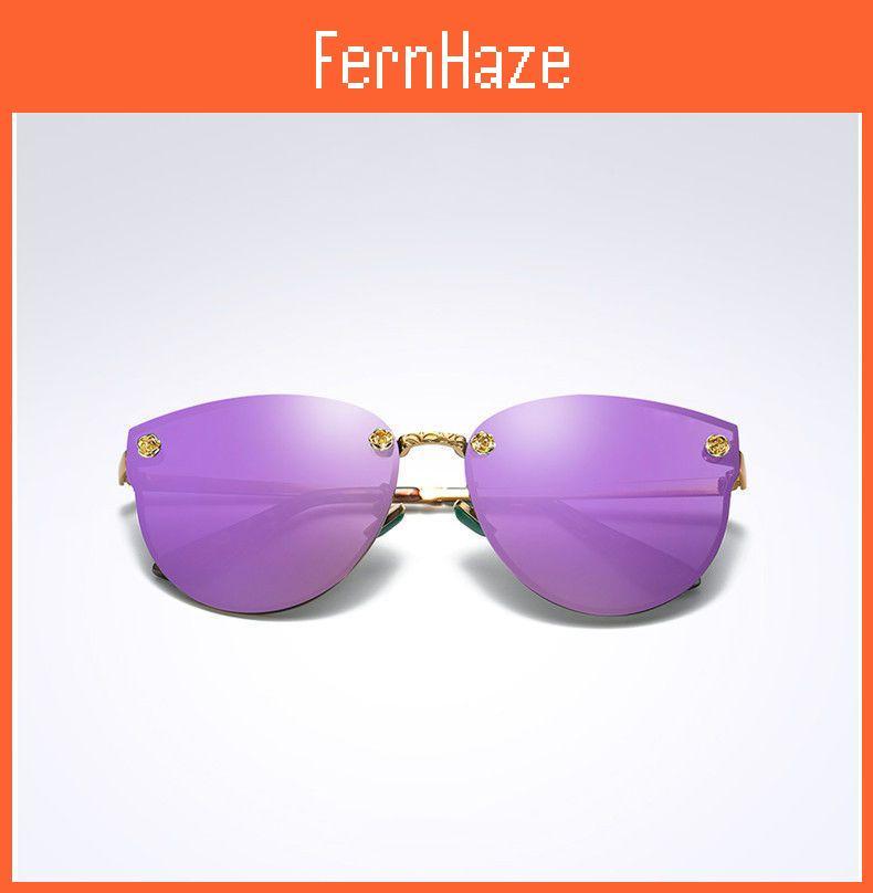 Vintage Style Polarized Sunglasses For Women With Impact Resistance
