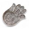 Incense Holder Hamsa Polished Aluminium Large