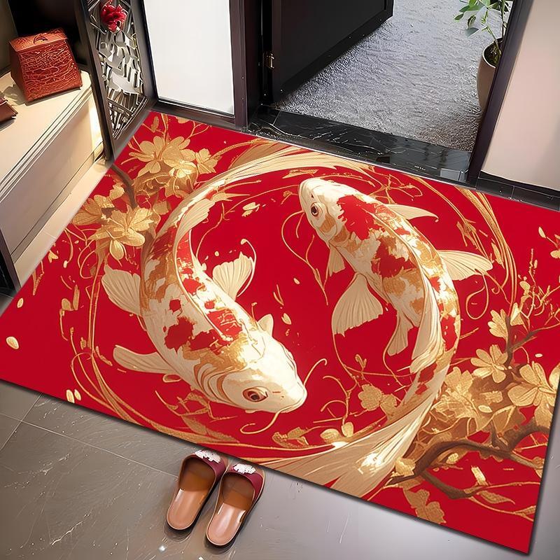 Guraide Koi Blessing Diatomaceous Earth Non-Slip Mat