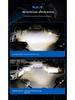 Motorcycle Three-Eye Spotlight, Dual-Color Yellow/White, Easy Installation, Outdoor Waterproof.