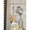 HANDUNYOU Rotating 6-Claw Suction Cup Kitchen Hooks