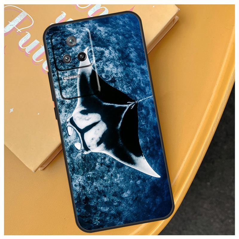 Animal Manta Ray Funda For Xiaomi 17 Pro Max 15 14 Ultra 13T 14T 15T POCO X7 Pro X5 X6 F5 F6 F7 F8 Ultra Case