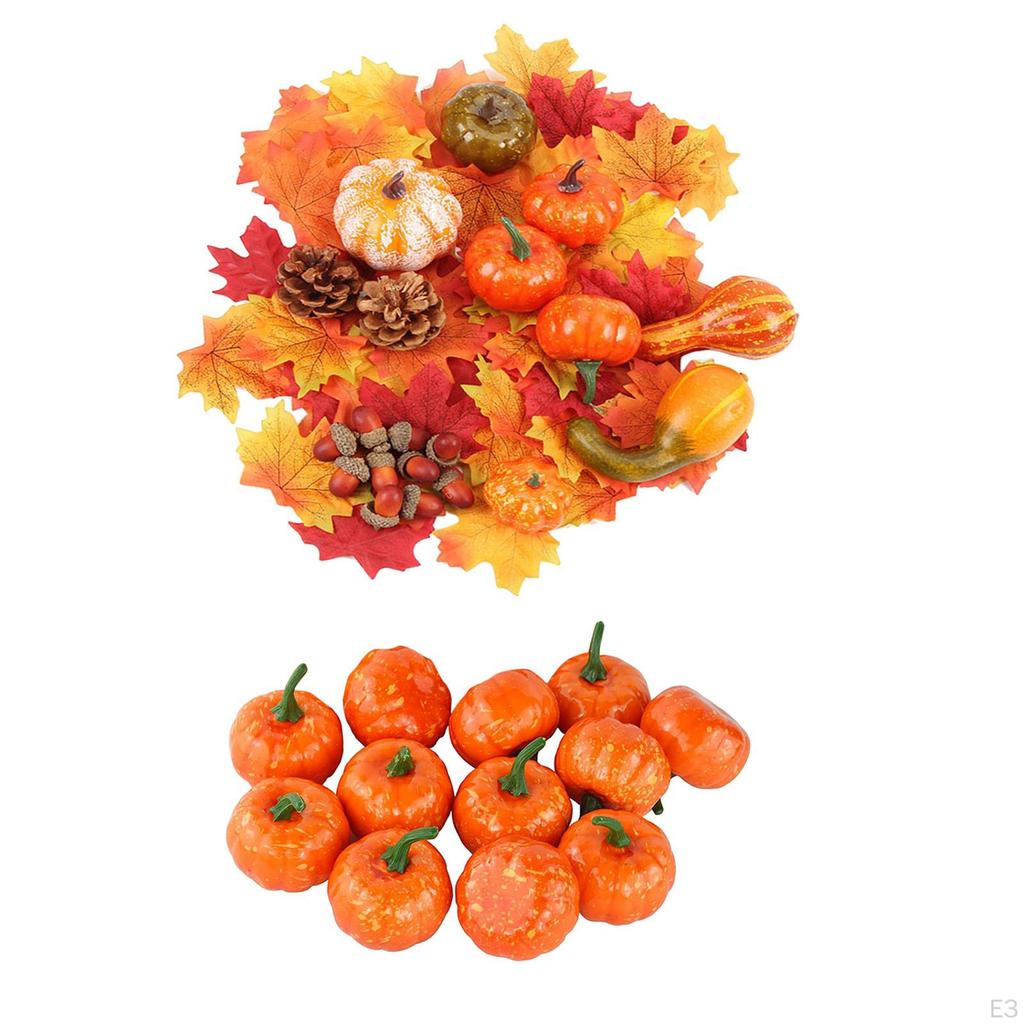 Artificial Foam Craft Halloween Christmas Fall Seasonal Decor Display Fireplace Photo Props Dining