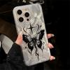 Husă de telefon Feather Luster pentru Samsung A53 A14 A33 A12 A32 S24 S23 Plus S20 S21 FE pentru iPhone 17 15 16 13 Pro 17 16 Pro Max Husă de telefon cu fundă fluture