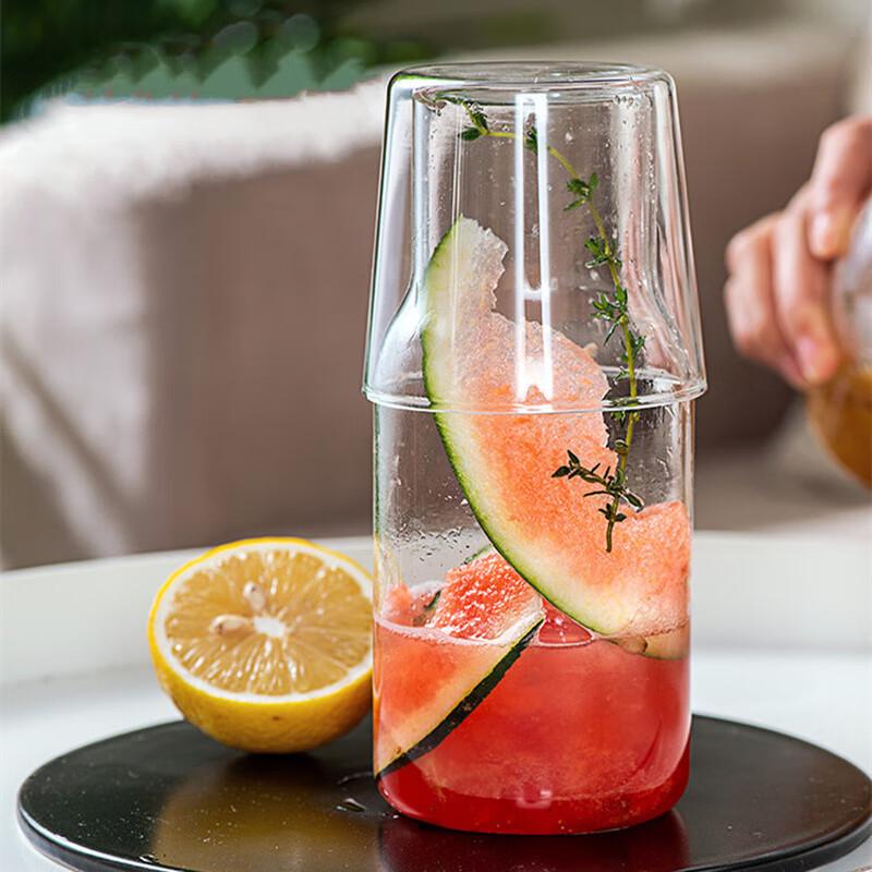 Changbaosen High Borosilicate Glass Carafe & Cup Set