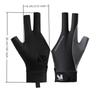 Breathable Soft Billiard Glove Anti-Slip Elastic Professional 3 Finger Fit for Indoor Billiard Sports Game Match Events