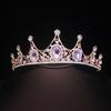Luxury Shiny Crystal Tiara Headband Exquisite Rhinestone Bridal Crown Wedding Bride Headwear Women Girl Pageant Prom Birthday