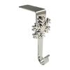 Metallic Silver Holiday Hook Decorative Curved Designs Hanger For Seasonal Decoration And Practical Storage