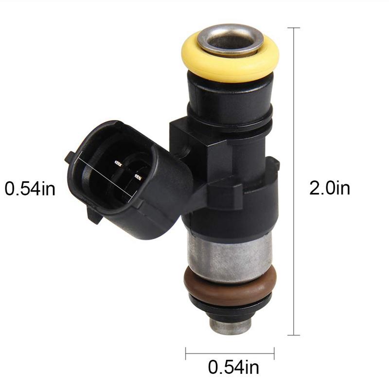 4x Vysokoodporový vstřikovač paliva 210Lb 2200Cc Plyn Benzín Methanol 0280158821