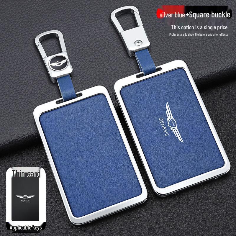Genesis GV60/70/80 Key Case: High-End Men's Remote Bag & Buckle Shell