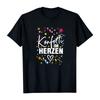 Women's Casual Printed T-Shirt Round Neck Pullover Short Sleeve Top