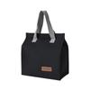 Insulated Lunch Tote Bags Waterproof Linen Fabric Thermal Lining Perfect For Office School Picnics Daily Use