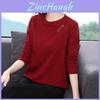 Womens Long Sleeve T Shirt With Polyester Fabric Casual Comfortable For Spring Autumn